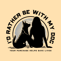 I'd Rather Be With My Dog logo