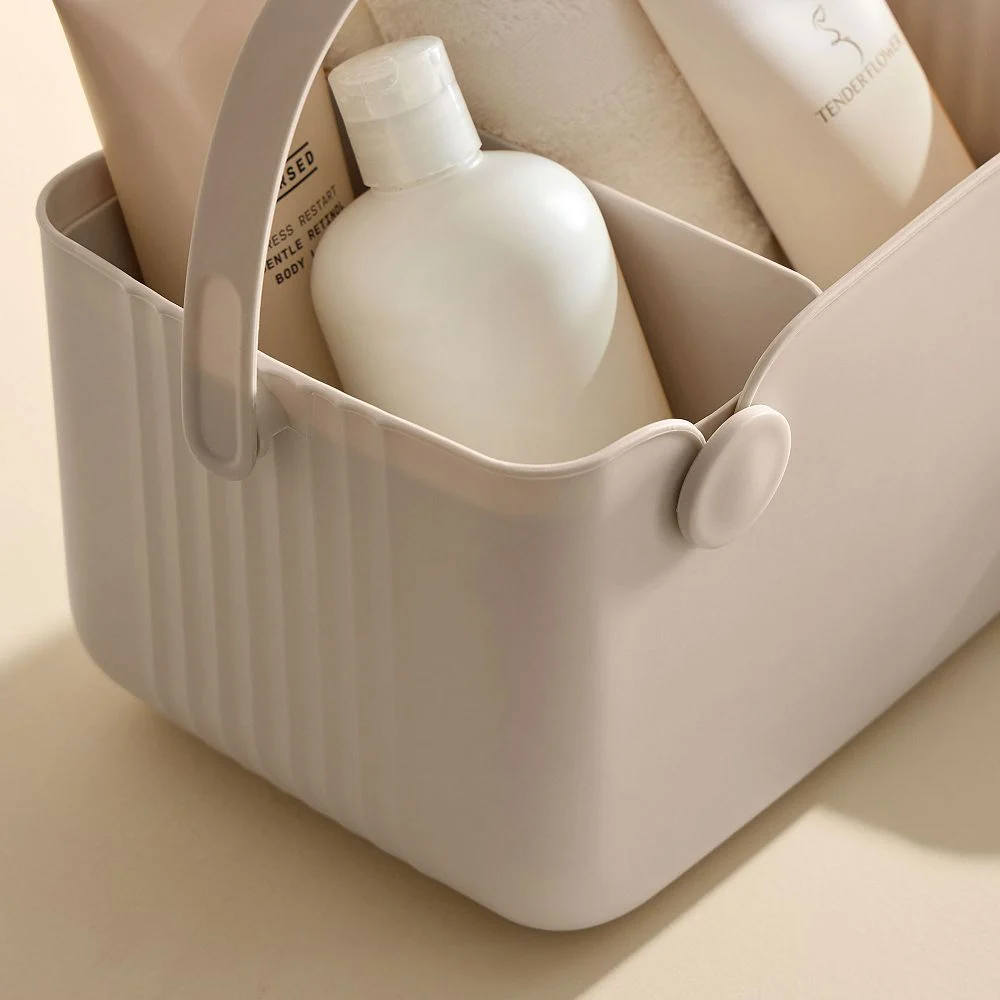 Room Essentials Large Plastic Dorm Shower Caddy product reference