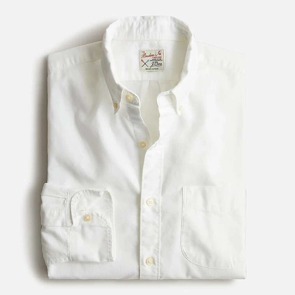 J.Crew Broken-in Organic Cotton Oxford Shirt product reference