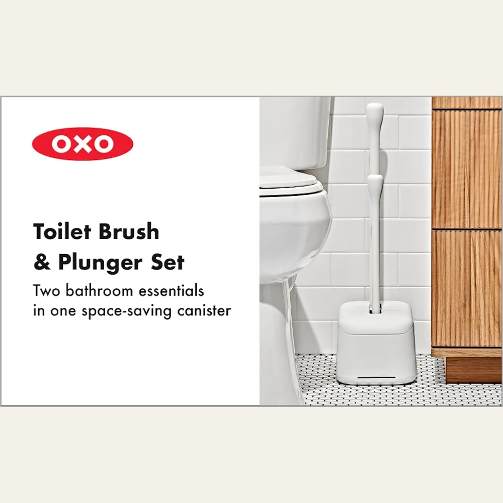 OXO Good Grips Toilet Brush & Plunger Set product reference