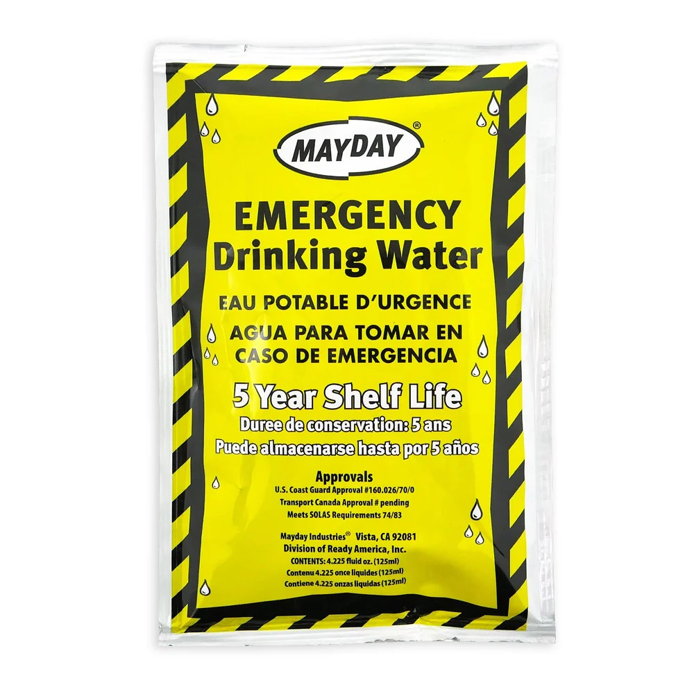 Ready America 4.225 oz Emergency Water Packets product reference