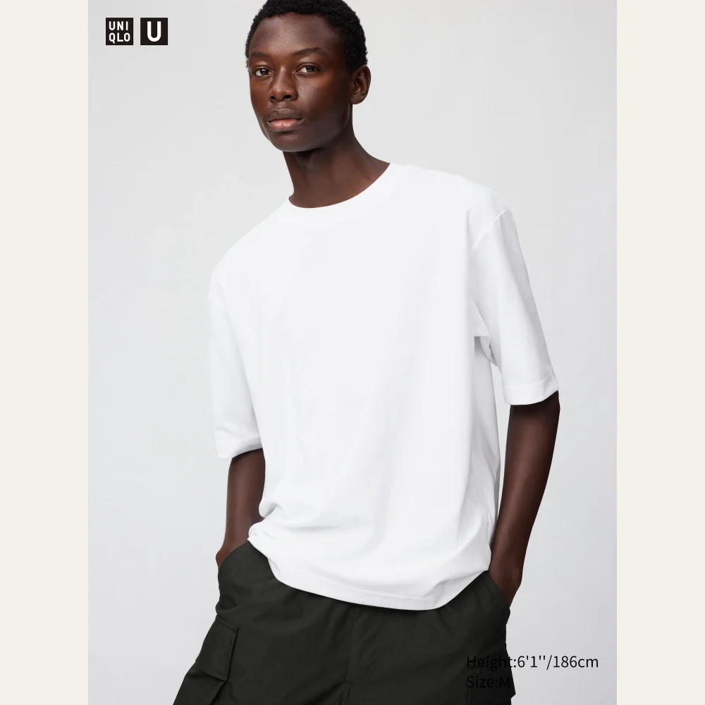 UNIQLO AIRism Cotton Oversized T-Shirt product reference