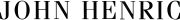 John Henric logo