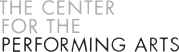 The Center for the Performing Arts logo