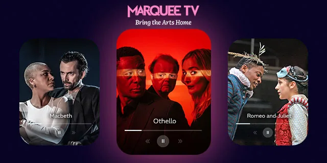 Marquee TV: The Home of Shakespeare - 3 months for just 99p/99c per month