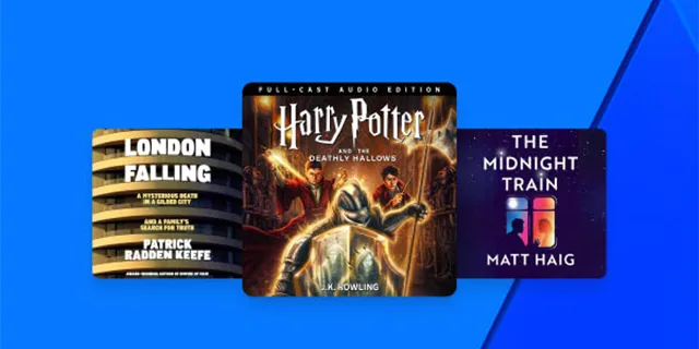 Audible: 3 months for $0.99/mo